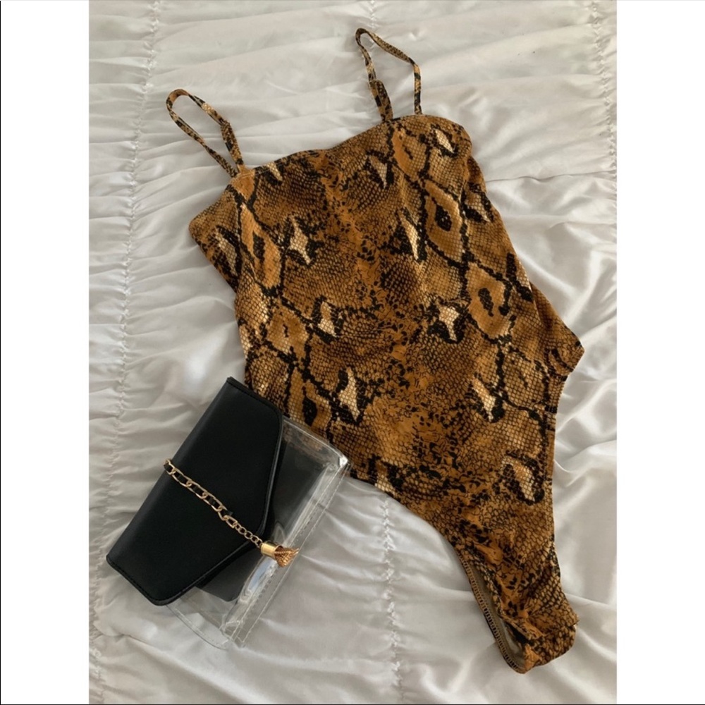 Snake Print Bodysuit ✨